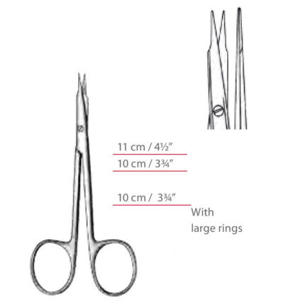 Steven Scissors Straight With Large Rings