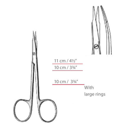 Steven Scissors Curved With Large Rings