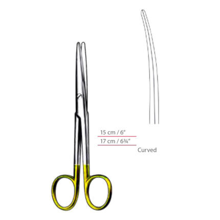 TC Mayo Stille Operating Scissors Curved